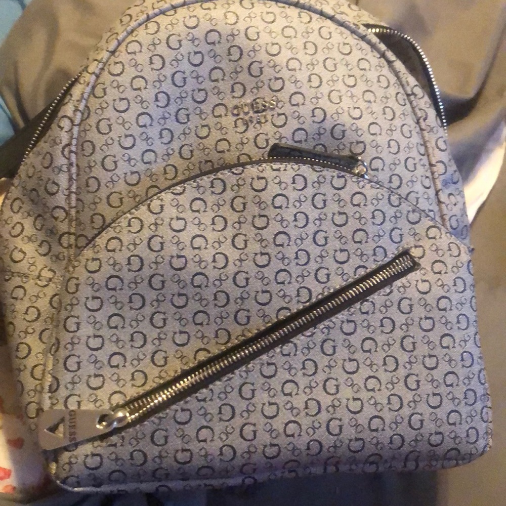 Guess Backpack Gray!Black